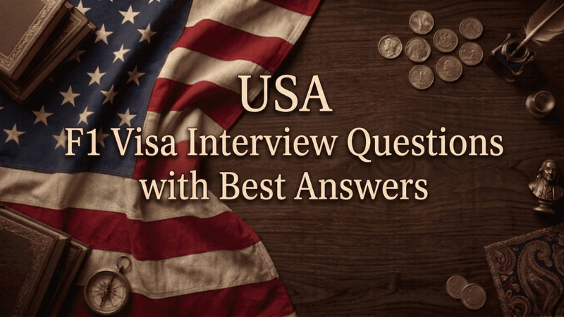 USA F1 Visa Interview Questions with Best Answers