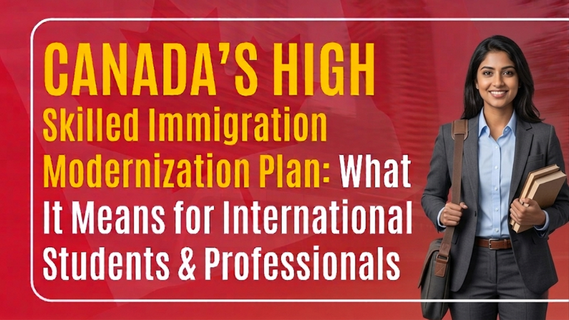 Canada’s High-Skilled Immigration Modernization Plan: What It Means for International Students & Professionals