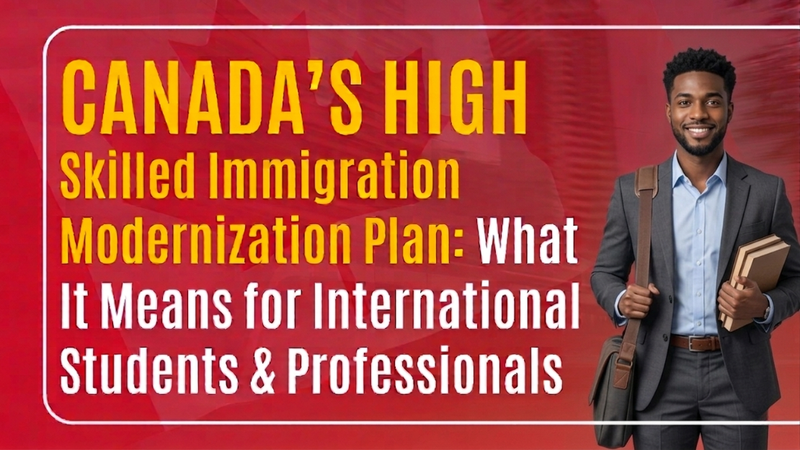 Canada’s High Skilled Immigration Modernization Plan: What It Means for International Students & Professionals