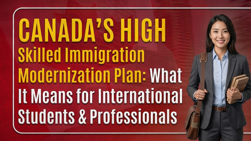 Canada’s High Skilled Immigration Modernization Plan: What It Means for International Students & Professionals