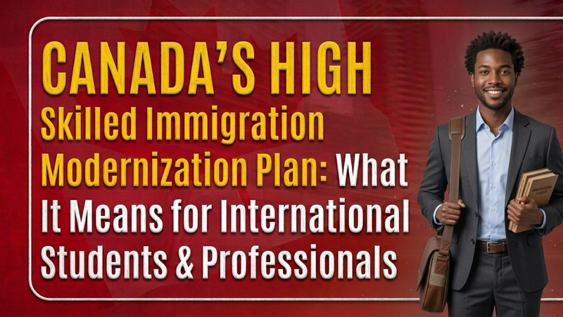 Canada’s High-Skilled Immigration Modernization Plan: What It Means for International Students & Professionals