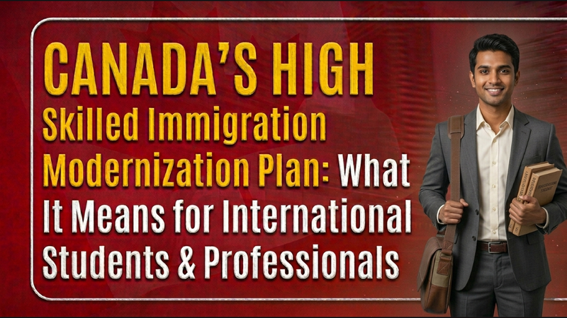 Canada’s High-Skilled Immigration Modernization Plan: What It Means for International Students & Professionals