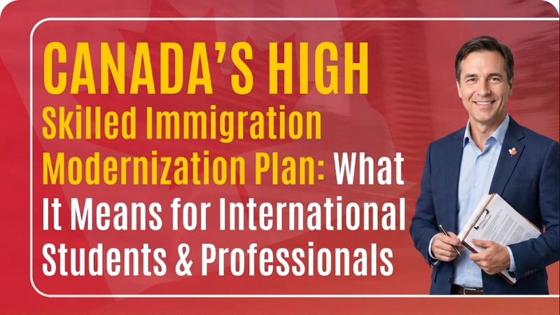 Canada’s High Skilled Immigration Modernization Plan: What It Means for International Students & Professionals