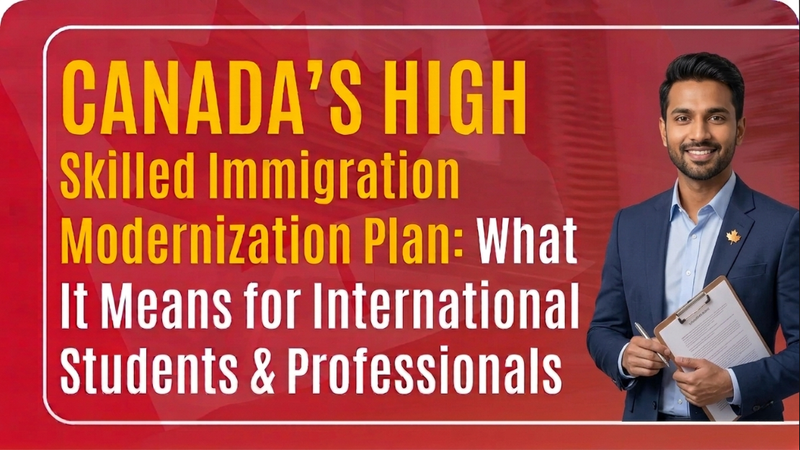 Canada’s High-Skilled Immigration Modernization Plan: What It Means for International Students & Professionals
