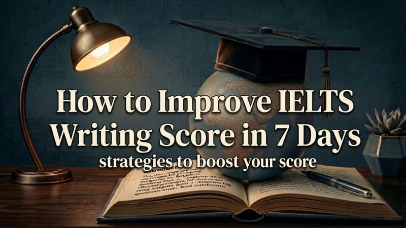 How to Improve IELTS Writing Score in 7 Days