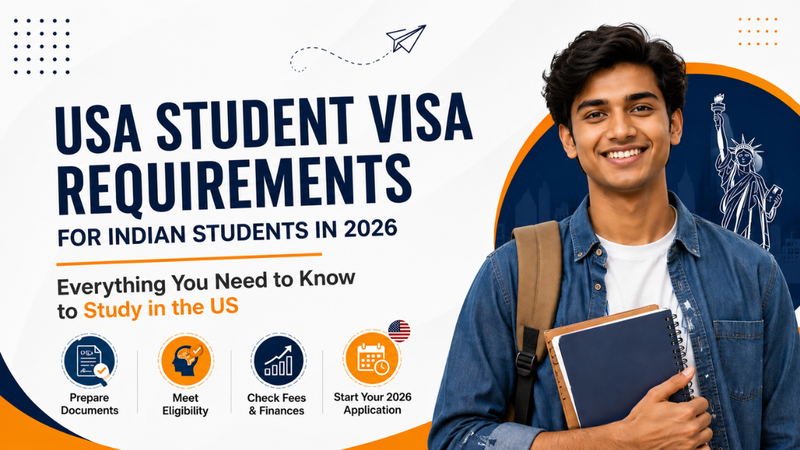 USA Student Visa Requirements for Indian Students in 2026
