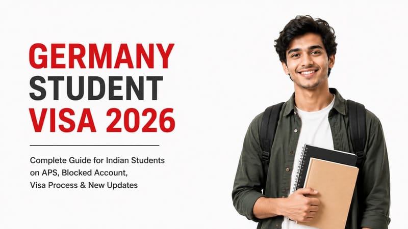Germany Student Visa 2026: Complete Guide for Indian Students on APS, Blocked Account, Visa Process & New Updates