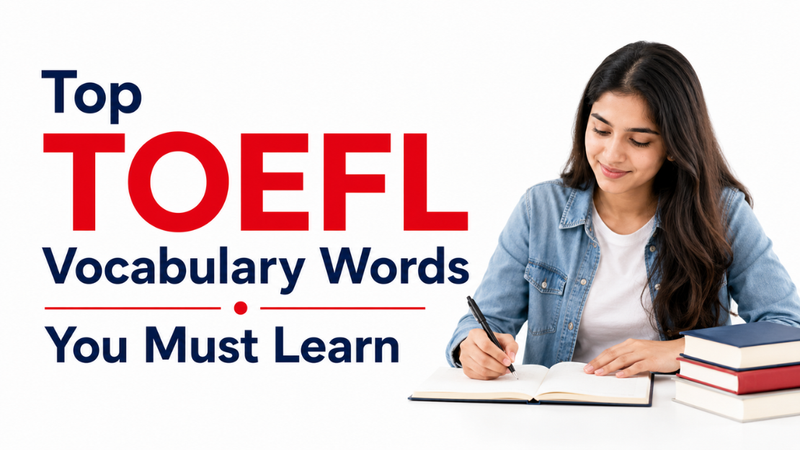 Top TOEFL Vocabulary Words You Must Learn