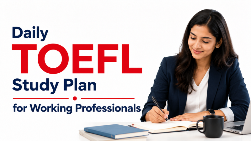 Daily TOEFL Study Plan for Working Professionals