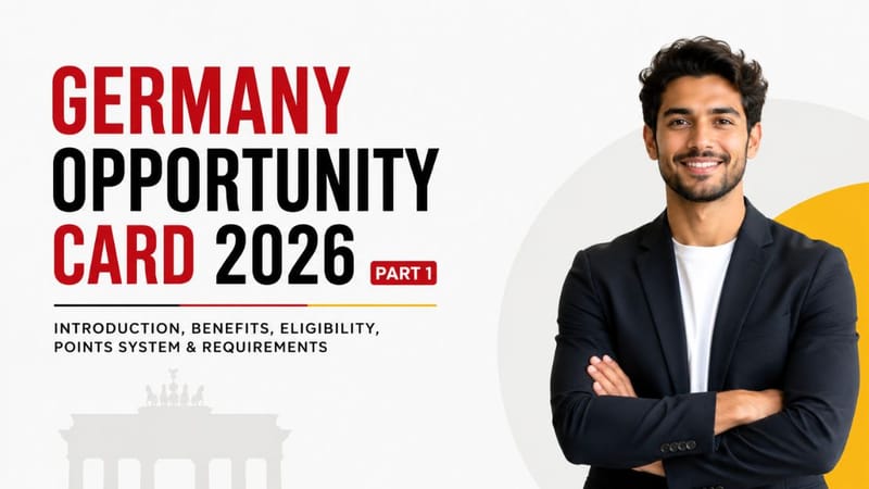 Germany Opportunity Card 2026: Benefits, Eligibility, Points System, Requirements & Complete Guide