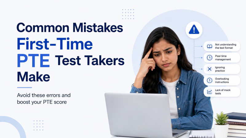 Common Mistakes First-Time PTE Test Takers Make