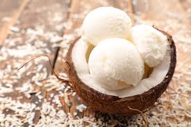 Helado de coco