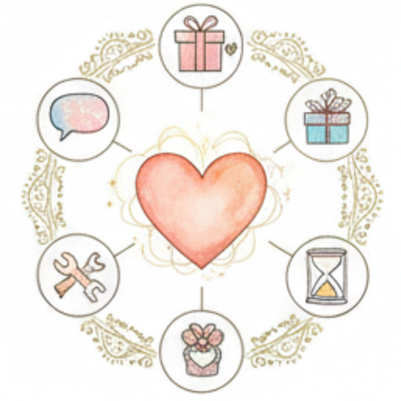 אבחון חמש שפות האהבה