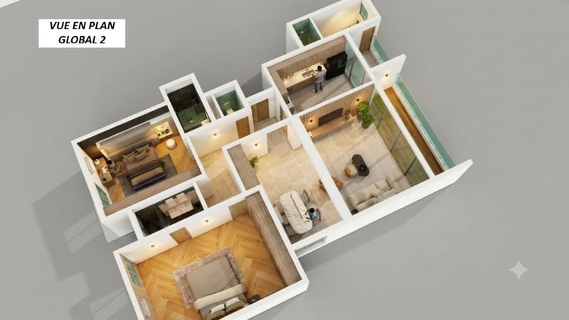PLAN 3D & INTERIEUR