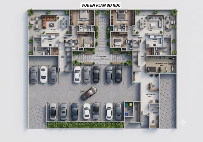 PLAN 3D & INTERIEUR