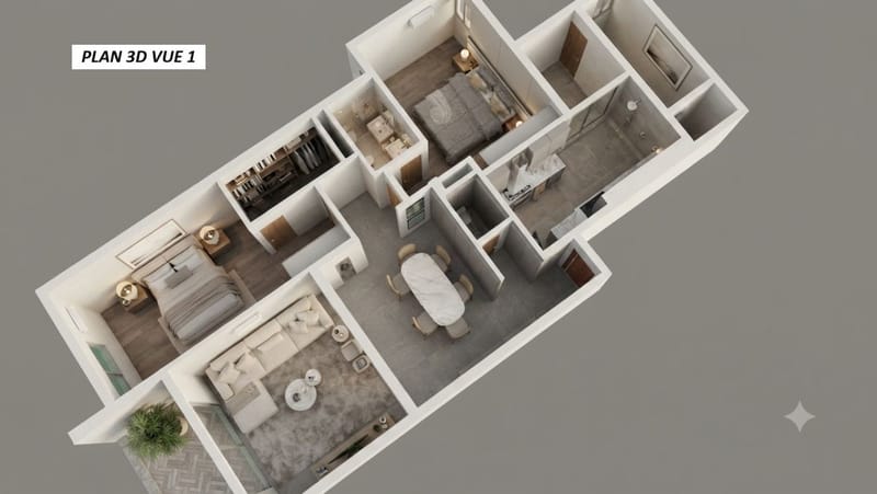 PLAN 3D & INTERIEUR