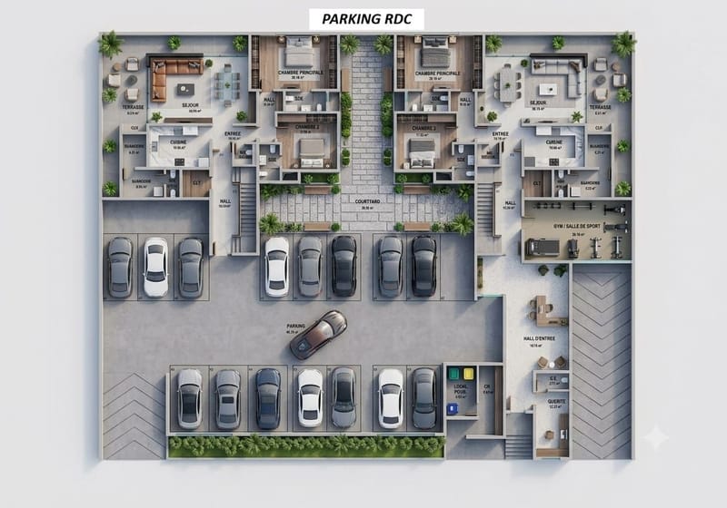 PLAN 3D & INTERIEUR