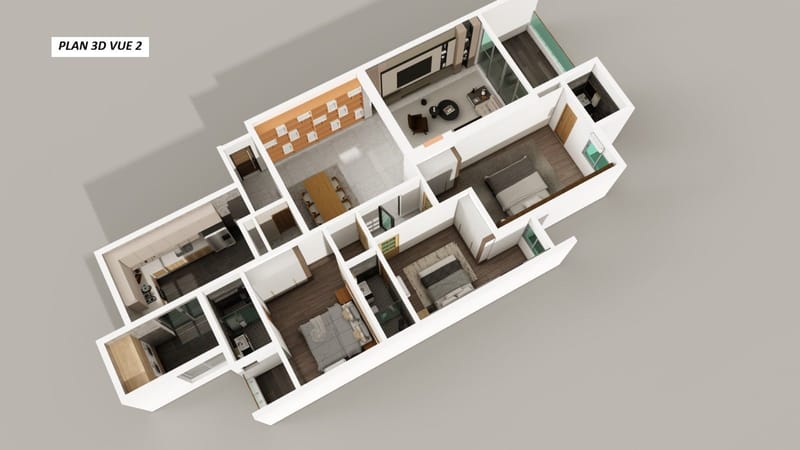 PLAN 3D & INTERIEUR