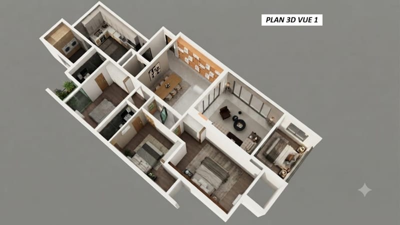 PLAN 3D & INTERIEUR