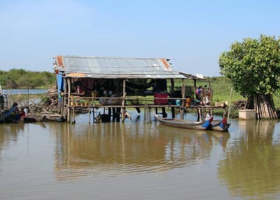 ツアーコース⑫バンテアイスレイ遺跡+オールド・マーケットで買い物・トンレサップ湖で遊覧船観光ツアー