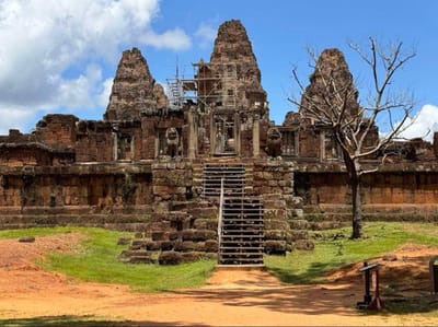 ツアーコース⑥　大回りコース遺跡群　 　　　　　　プリア・カン、ニャック・ポアン、タ・ソーム、東メボン、プレ・ループ遺跡　【日本語ガイドKAON TRAVEL 】