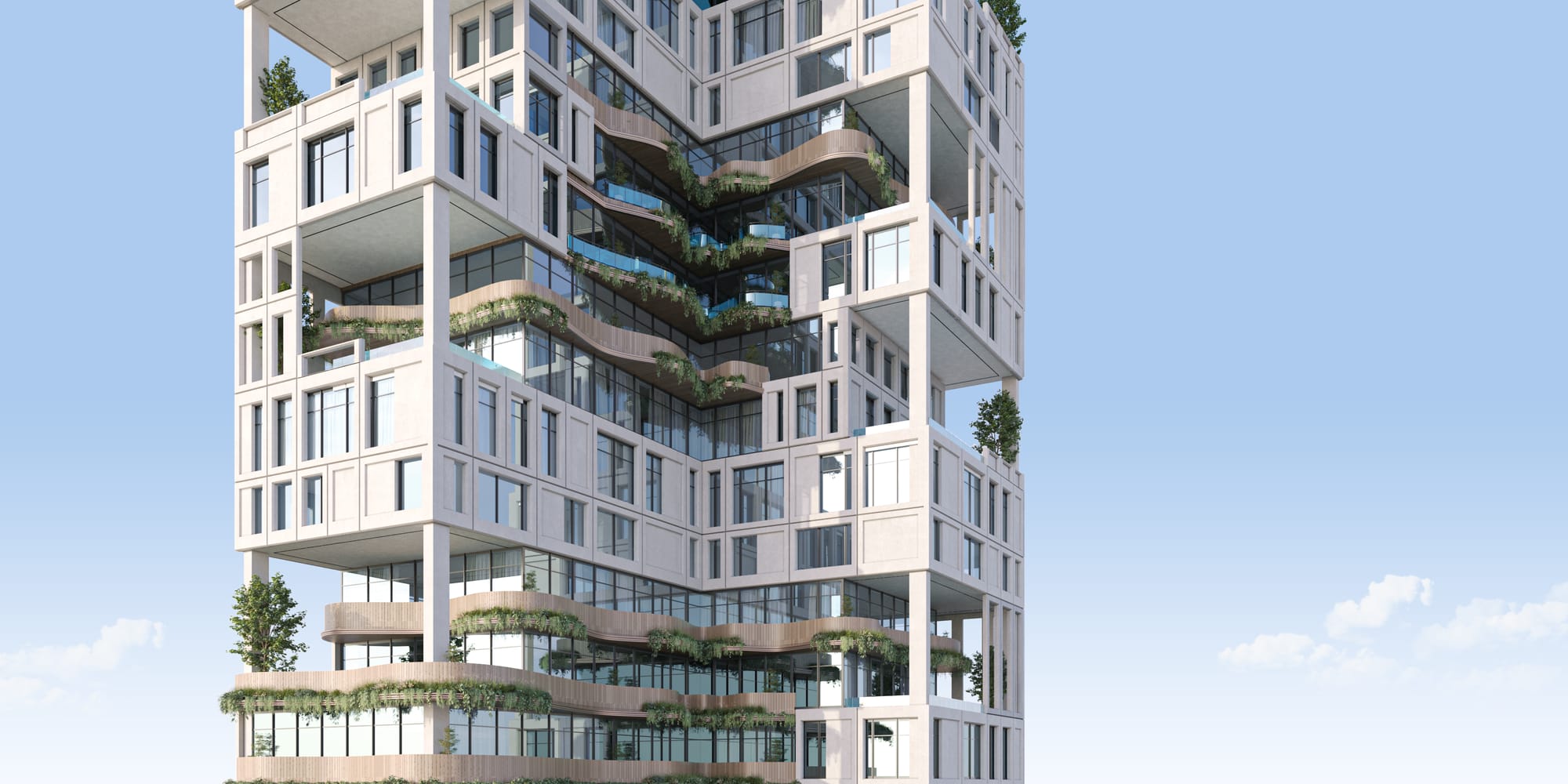 "Modern Minimalism Meets Organic Fluidity"