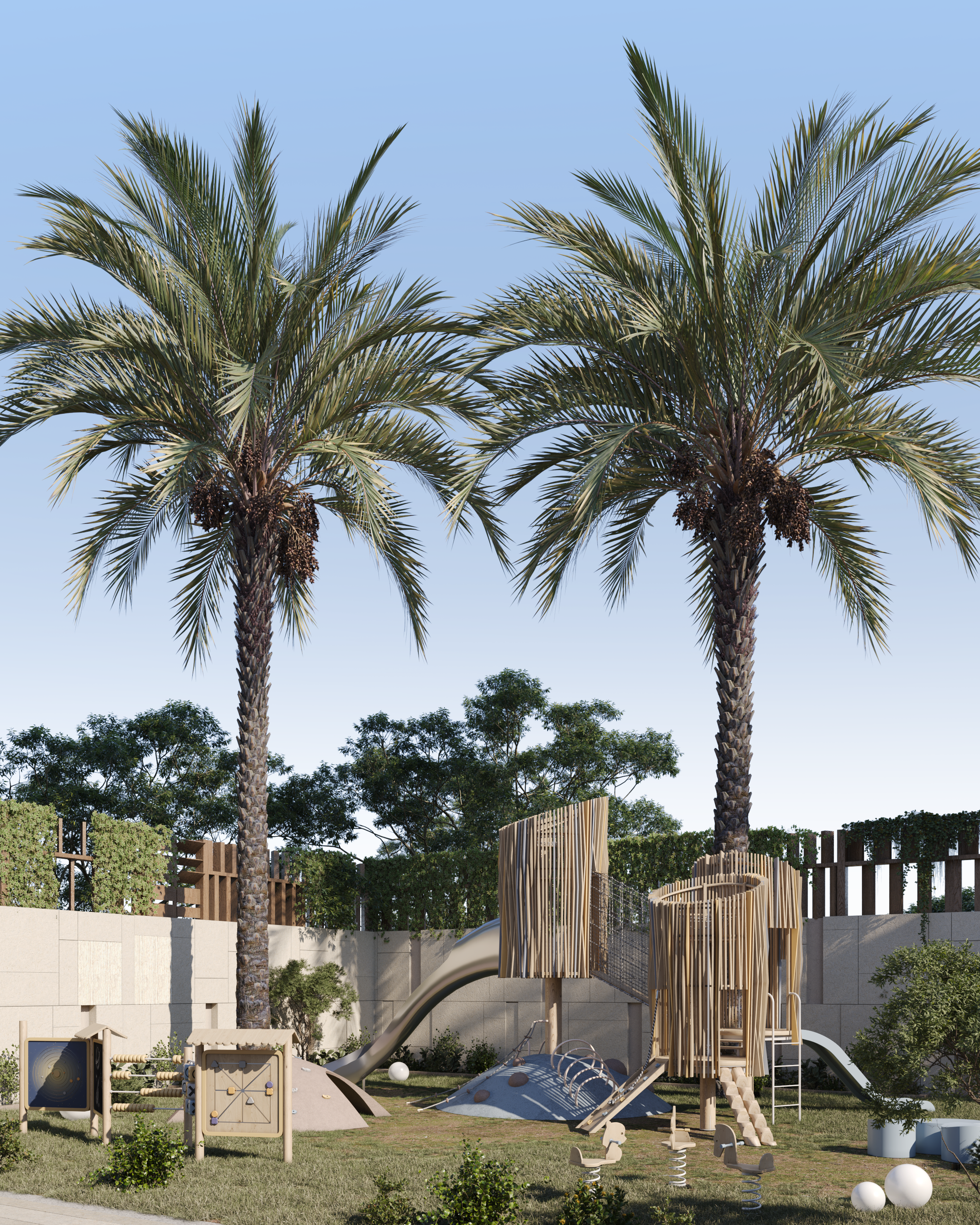 A refined facade blending modern lines with timeless arches.