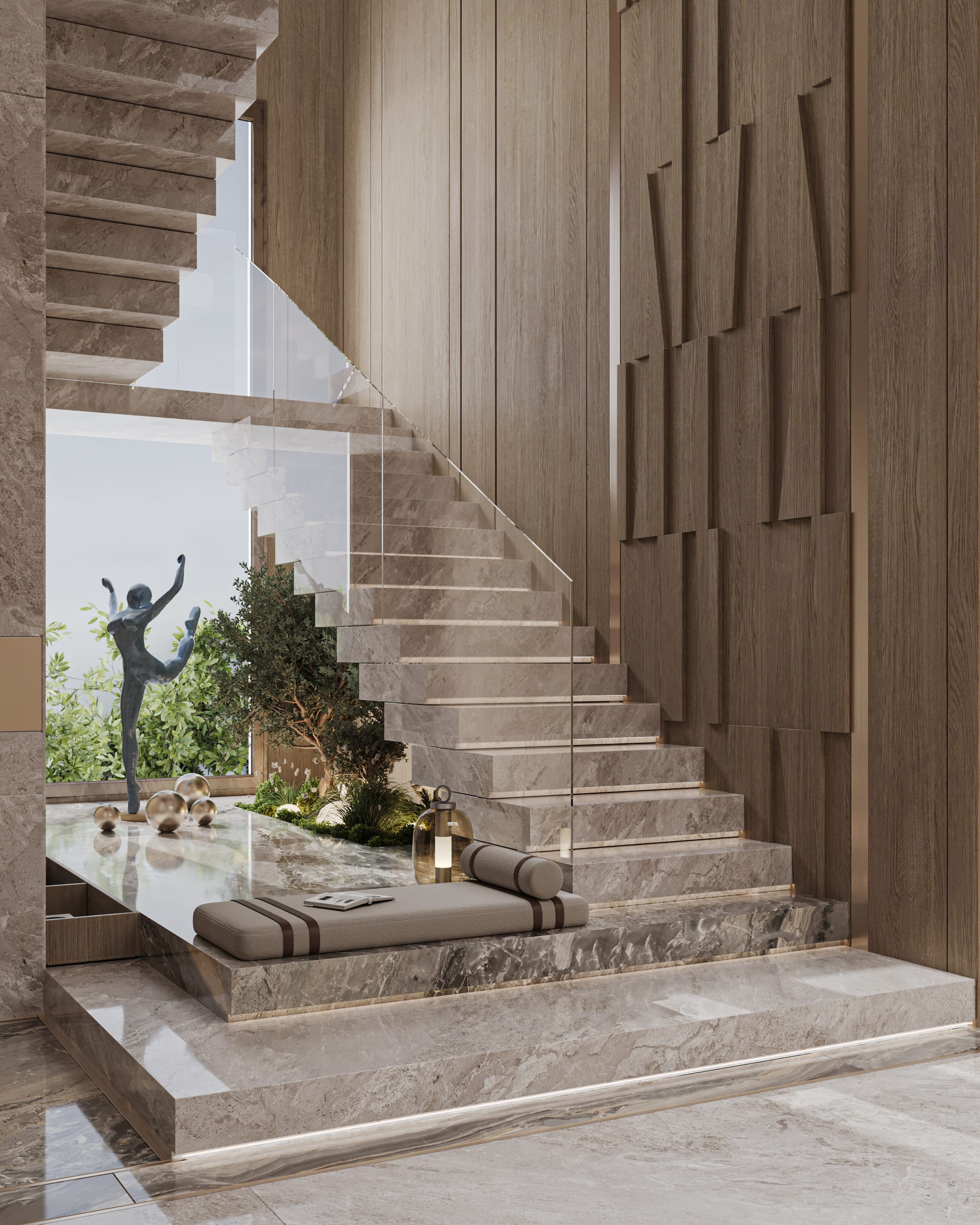 FIRST FLOOR CORRIDOR STAIRS