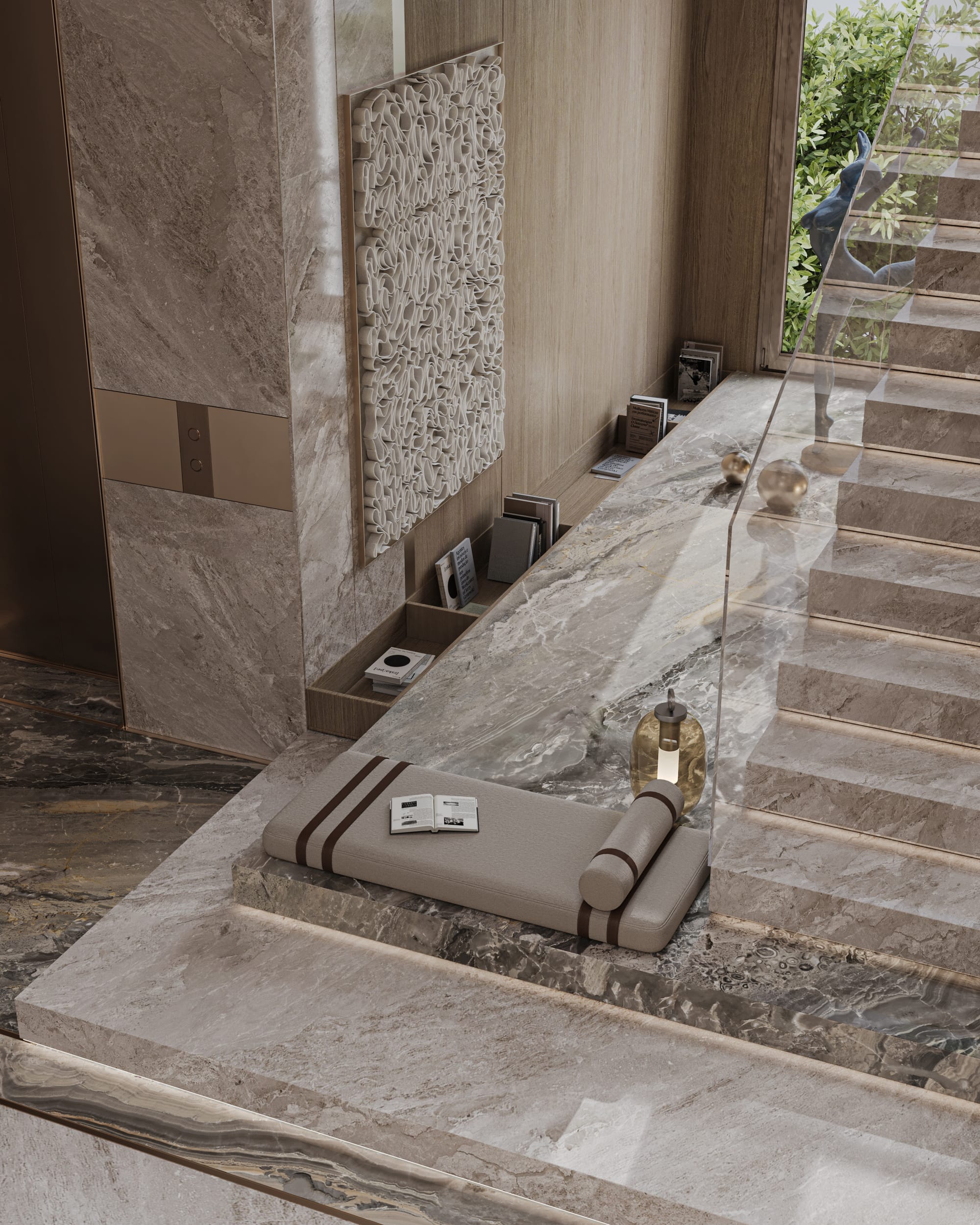 FIRST FLOOR CORRIDOR STAIRS