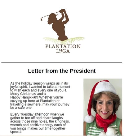 December 2025 Newsletter