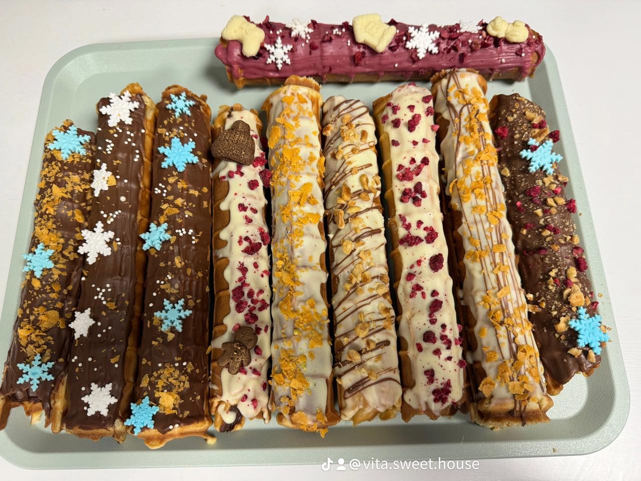 трубочки со сгущенкой