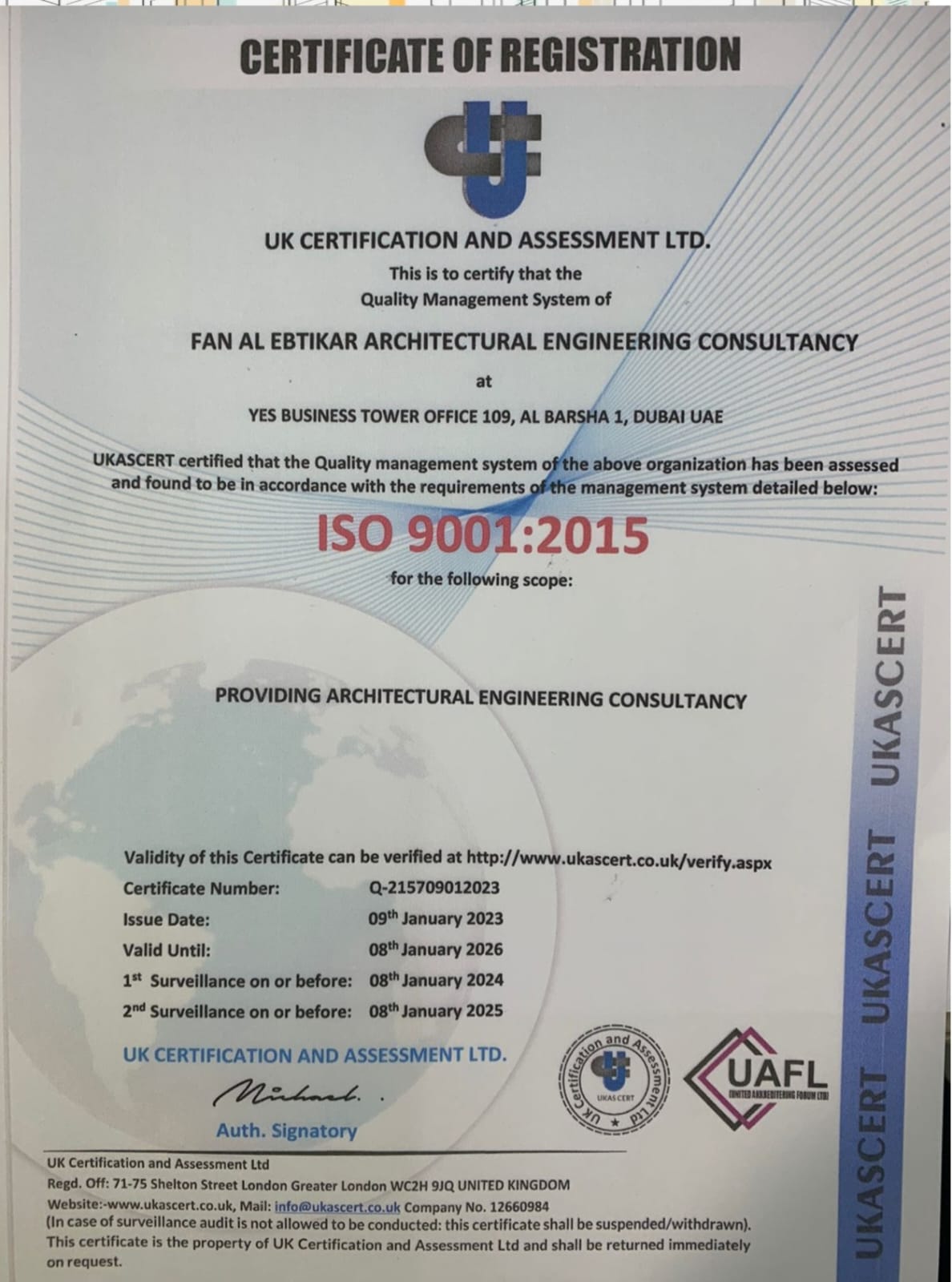 UK Certification And Assessment LTD 