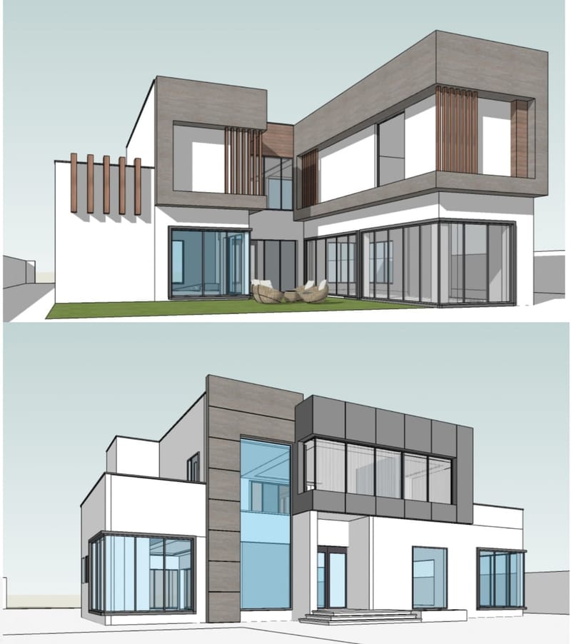 PROJECT:  G+1 RESIDENTIAL VILLA WITH EXTENSION