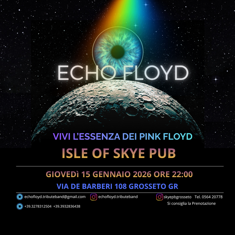 ECHO FLOYD Live - Grosseto - ISLE OF SKYE PUB