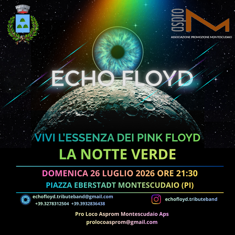 ECHO FLOYD LIVE - MONTESCUDAIO - LA NOTTE VERDE