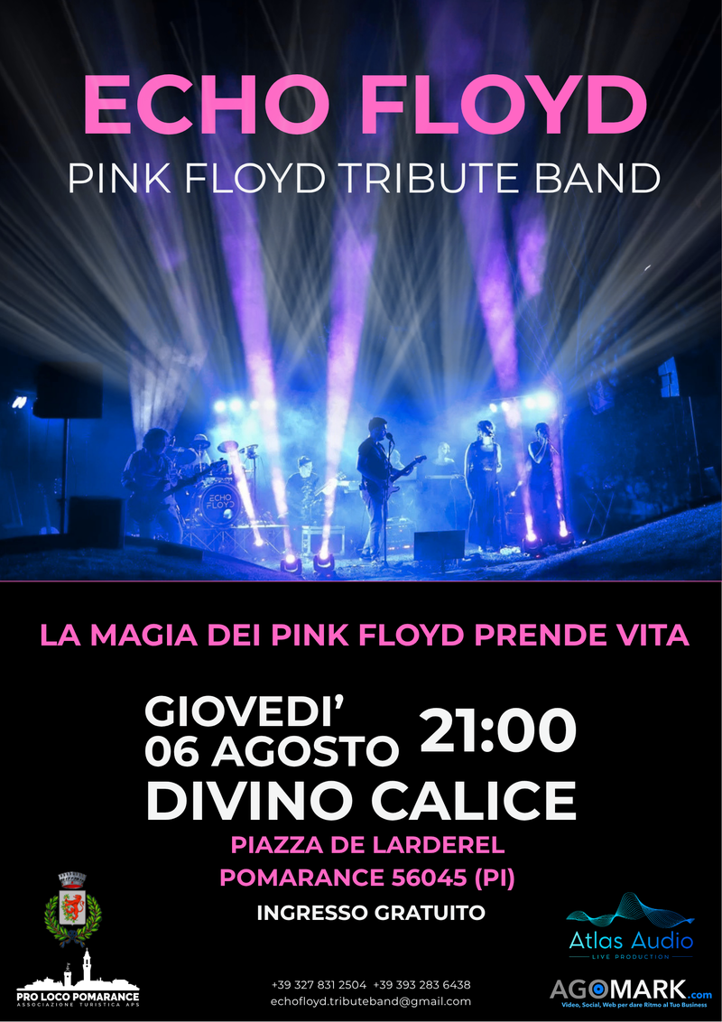 ECHO FLOYD LIVE - POMARANCE - DIVINO CALICE