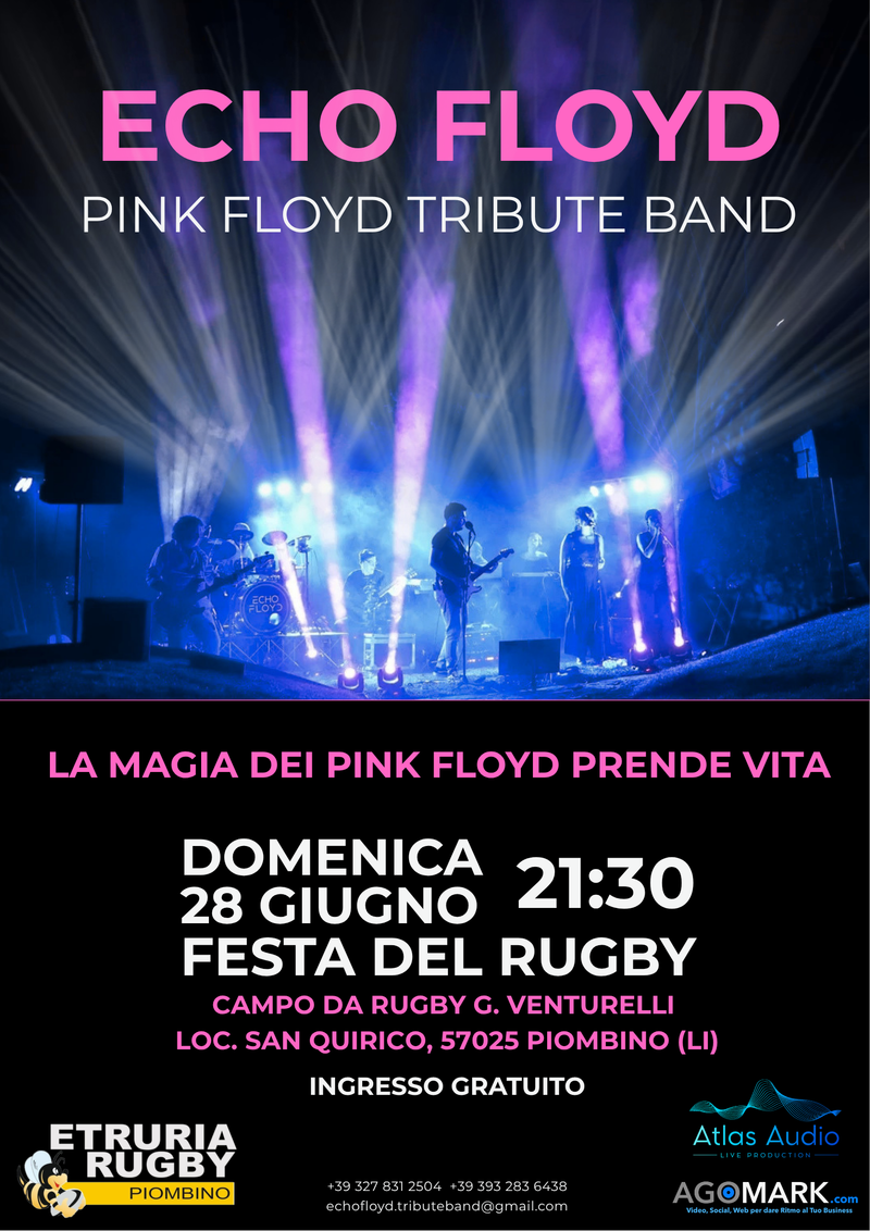 ECHO FLOYD LIVE - PIOMBINO - FESTA DEL RUGBY