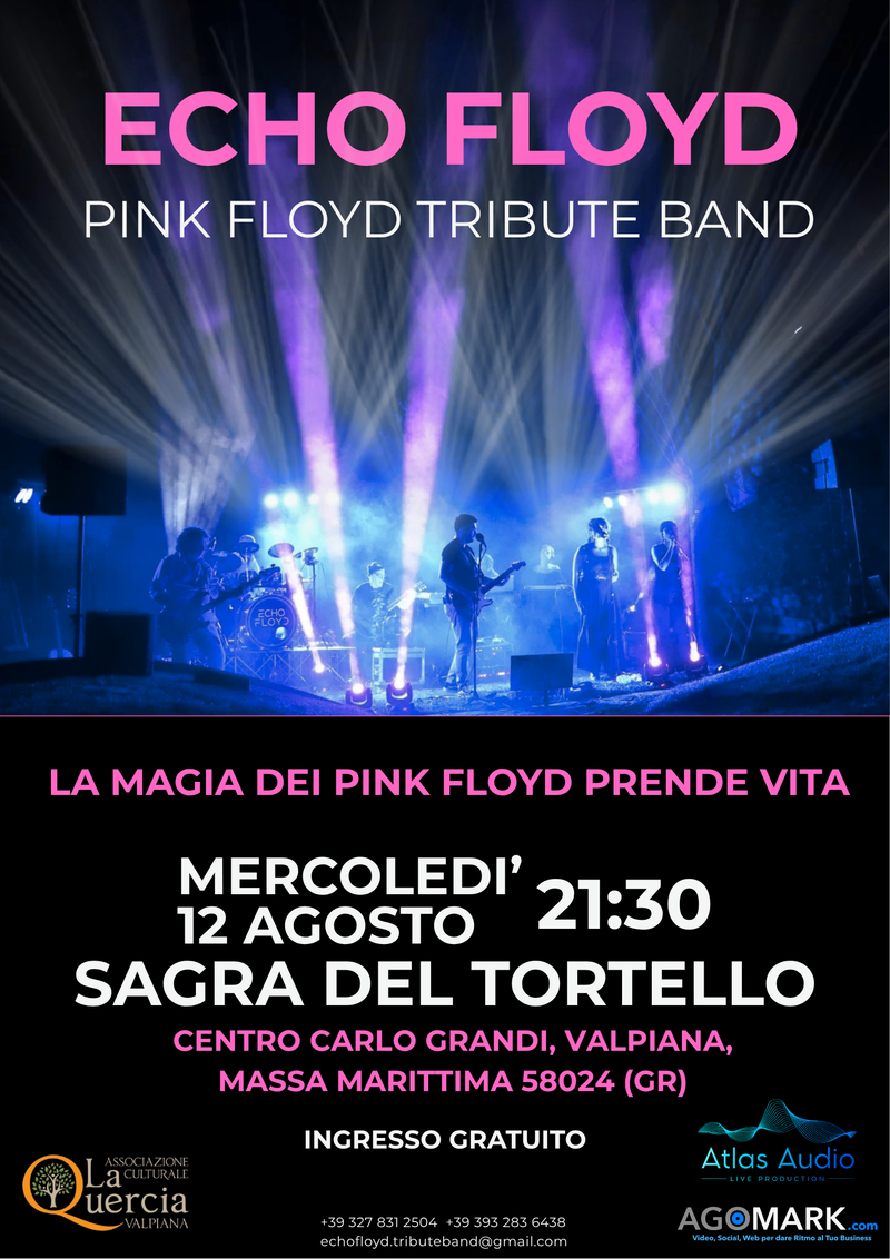 ECHO FLOYD LIVE - MASSA MARITTIMA - CENTRO CARLO GRANDI VALPIANA