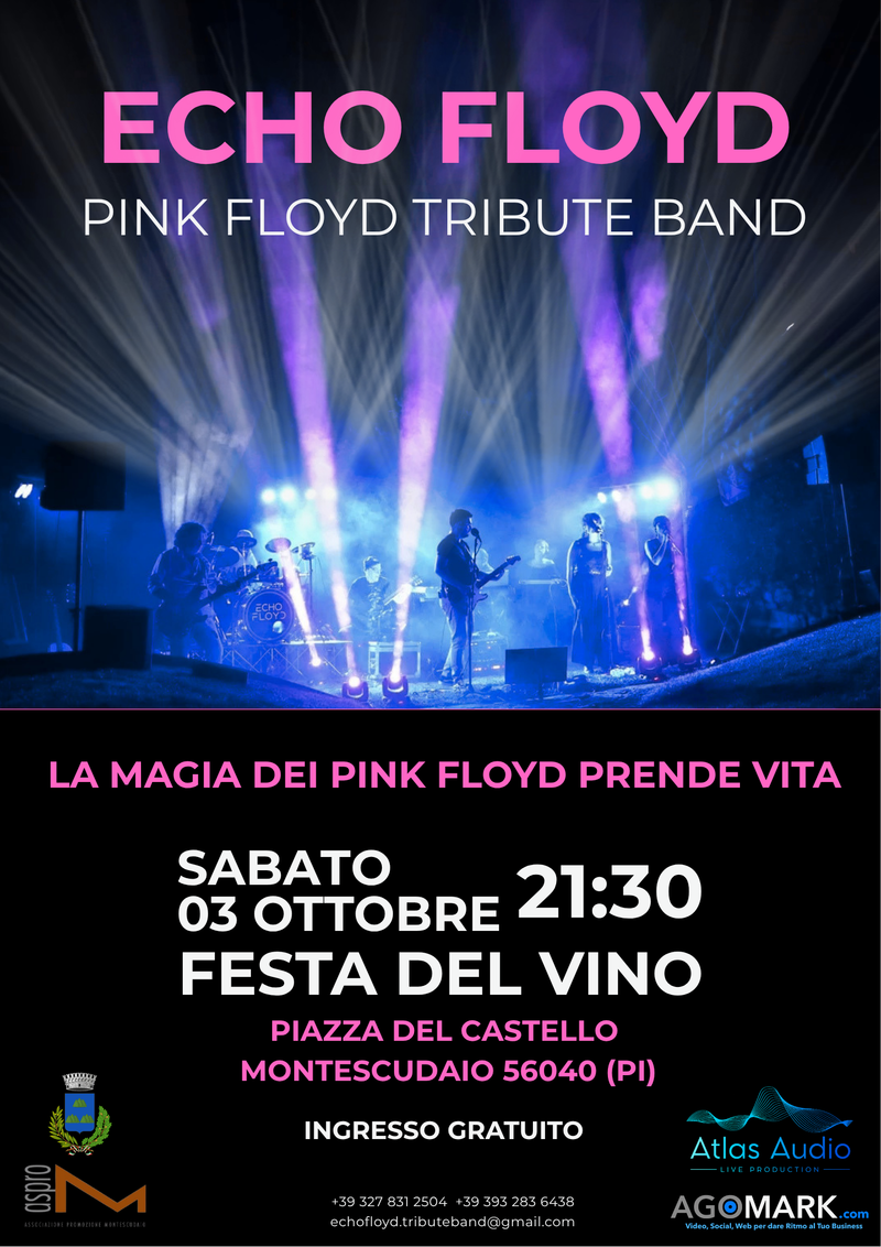 ECHO FLOYD LIVE - MONTESCUDAIO- FESTA DEL VINO
