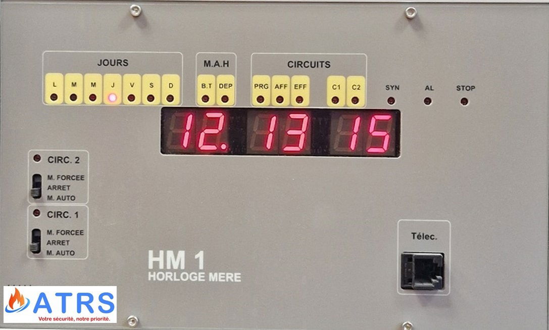 Programmateur horaire début fin de cours