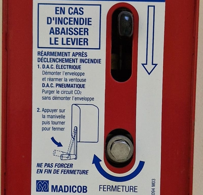 Treuils de désenfumage