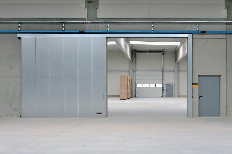 Portes coupe-feu coulissante