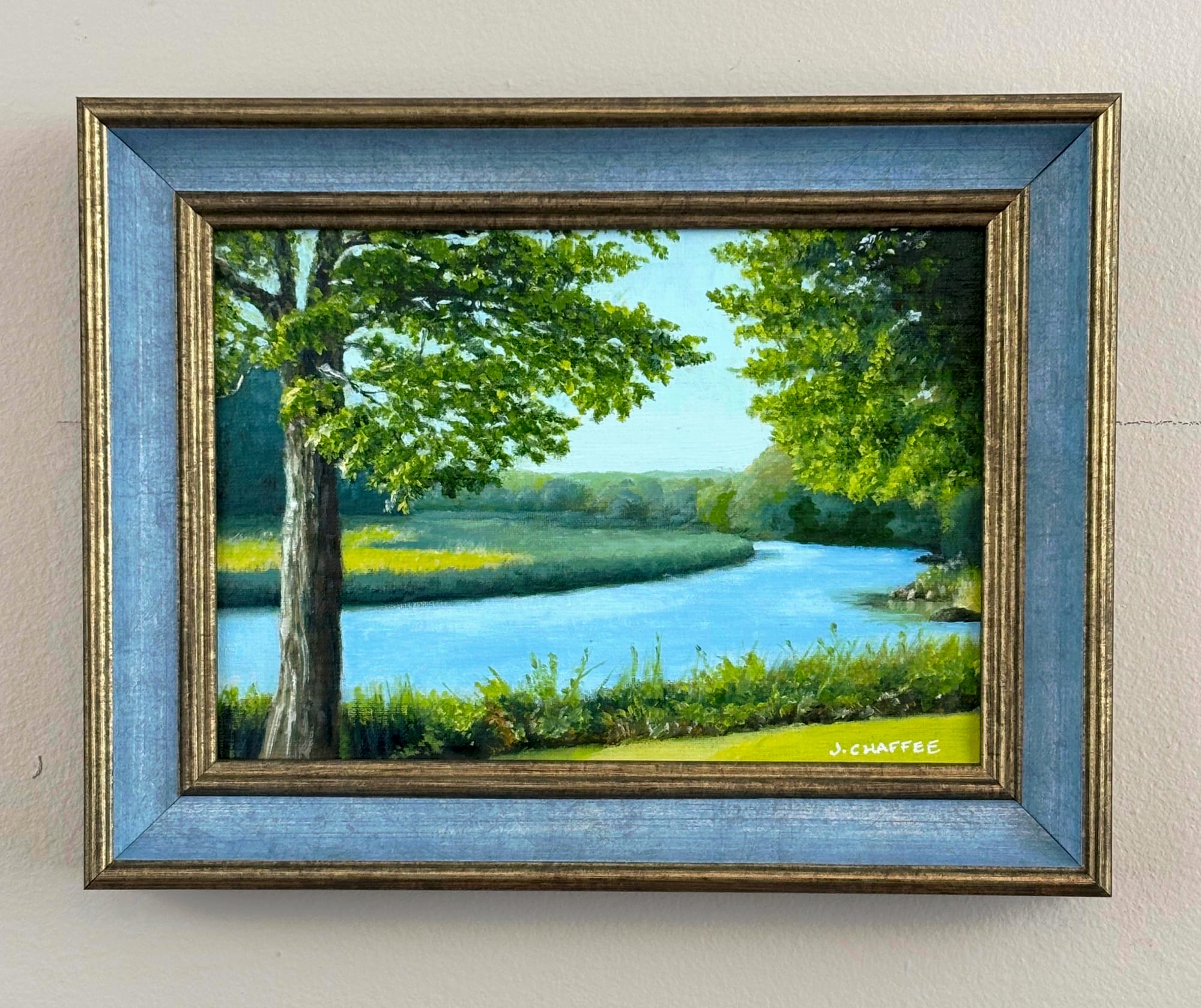 "Along the Lieutenant River" plus frame