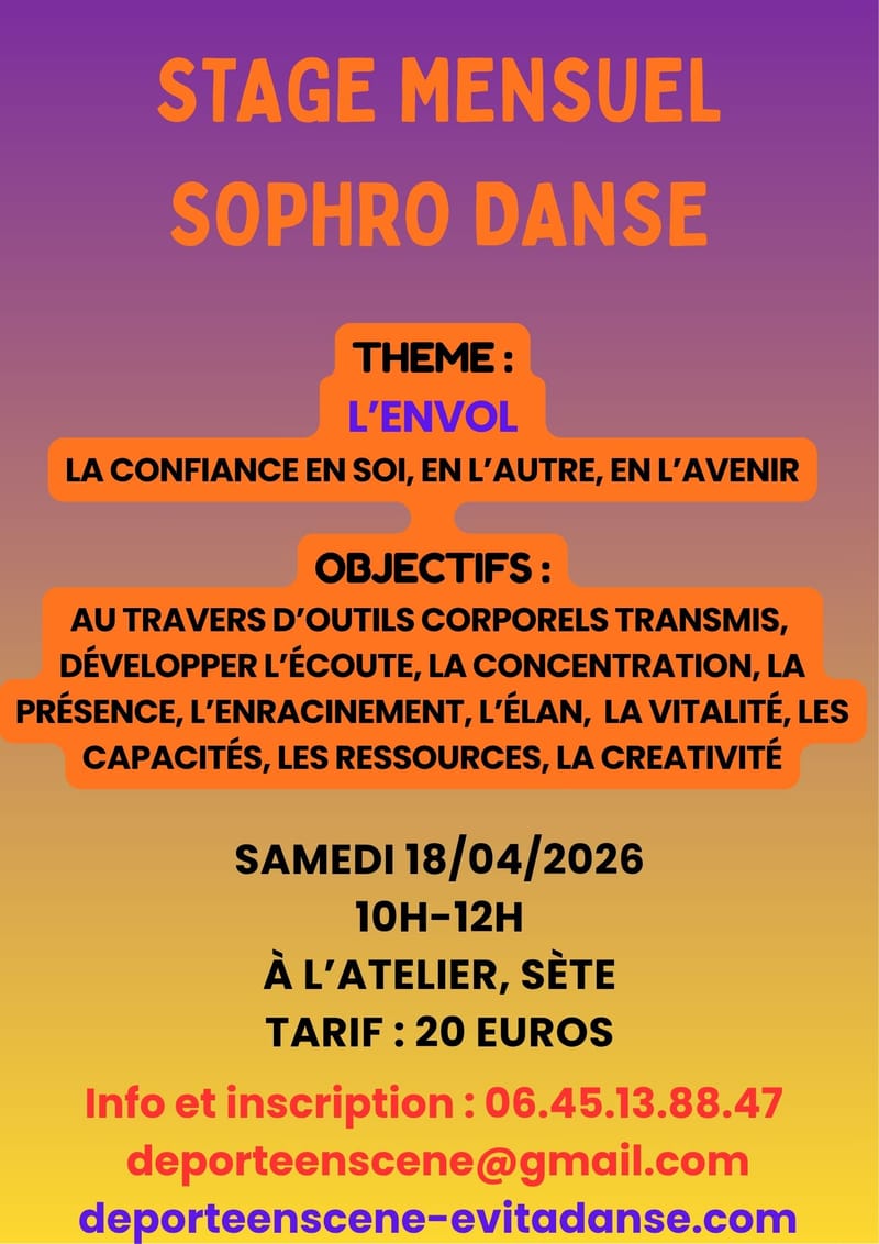 STAGE MENSUEL SOPHRO DANSE