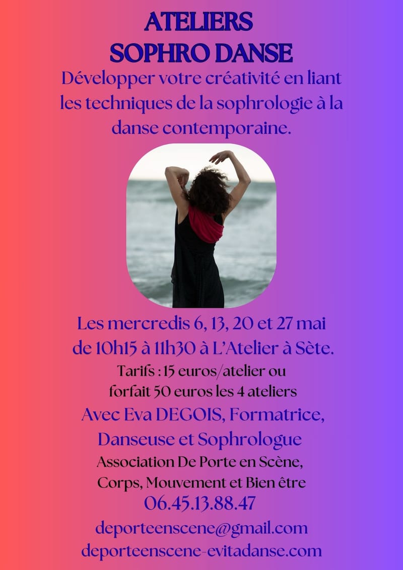 Ateliers Sophro Danse  réguliers en mai