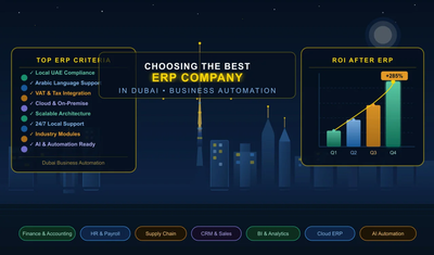 Choosing the Best ERP Company in Dubai for Business Automation