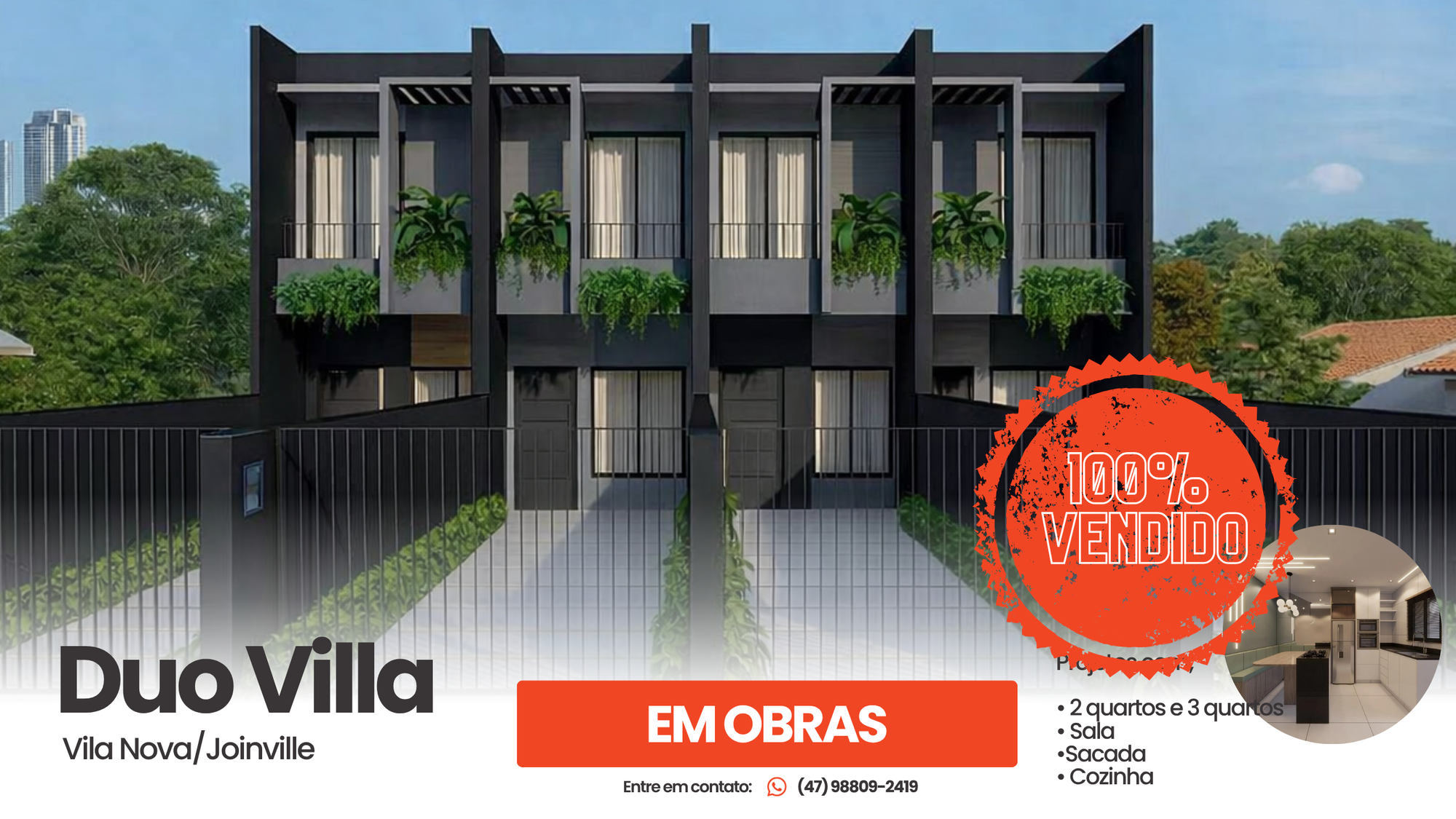 🏠 Duo Villa* - Vila Nova - I JOINVILLE