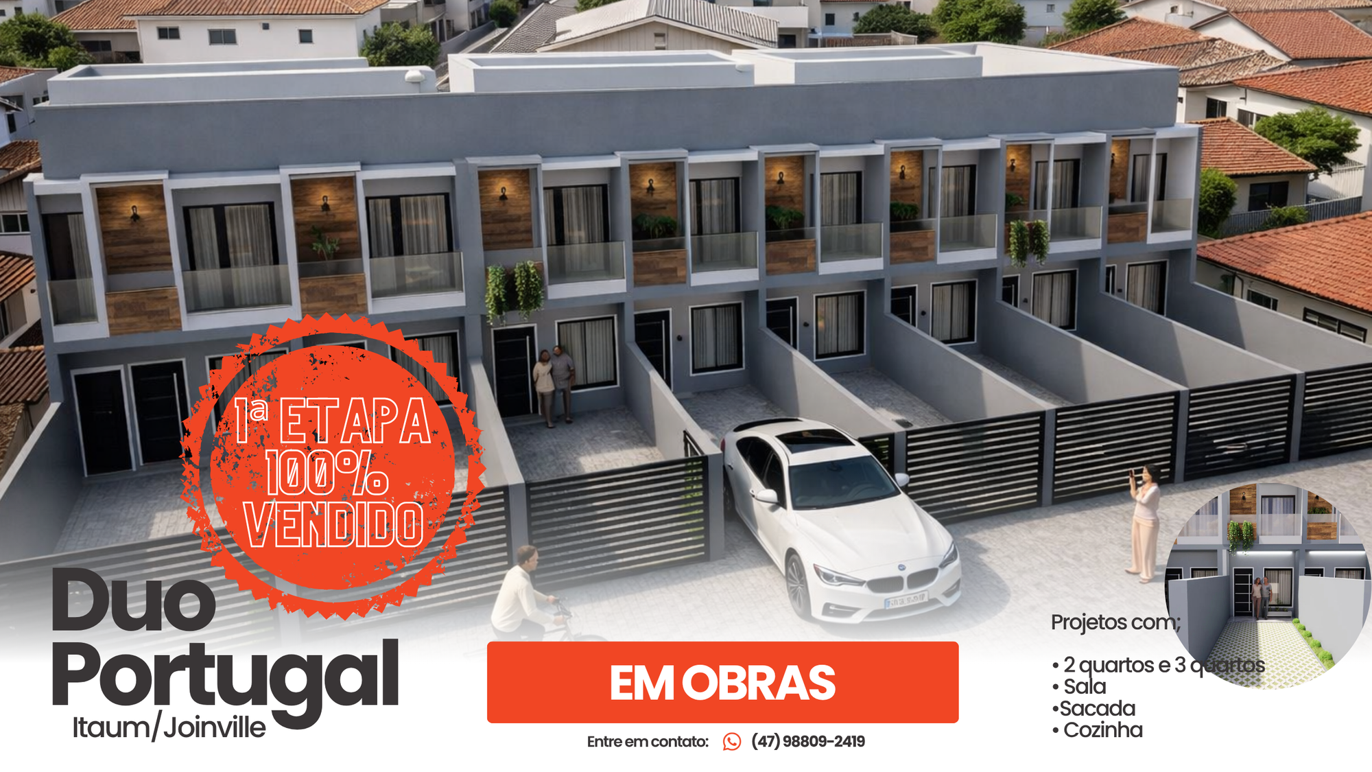 🏠Duo Portugal - Itaum I 1ª ETAPA I JOINVILLE