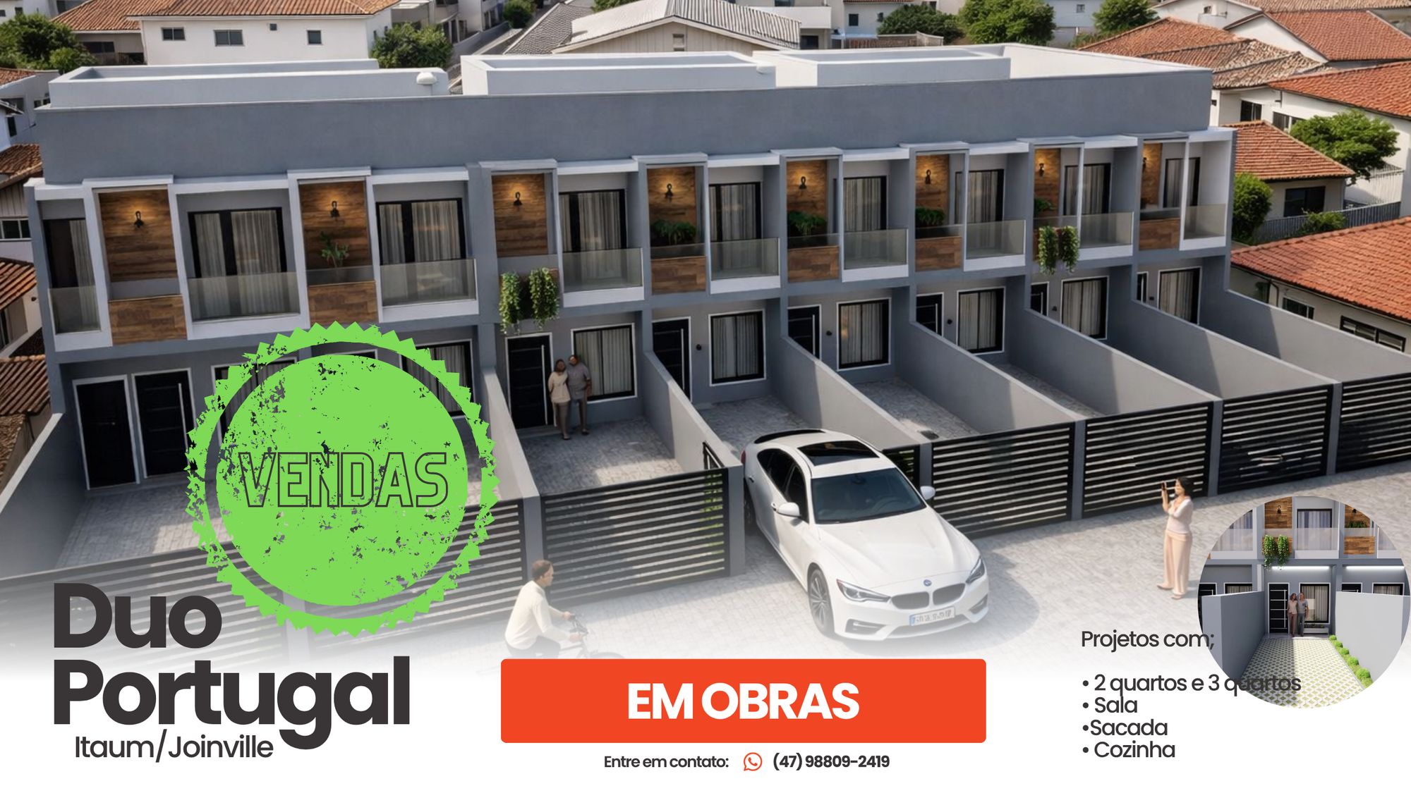 🏠Duo PortugaI - Itaum I 2ª ETAPA I JOINVILLE