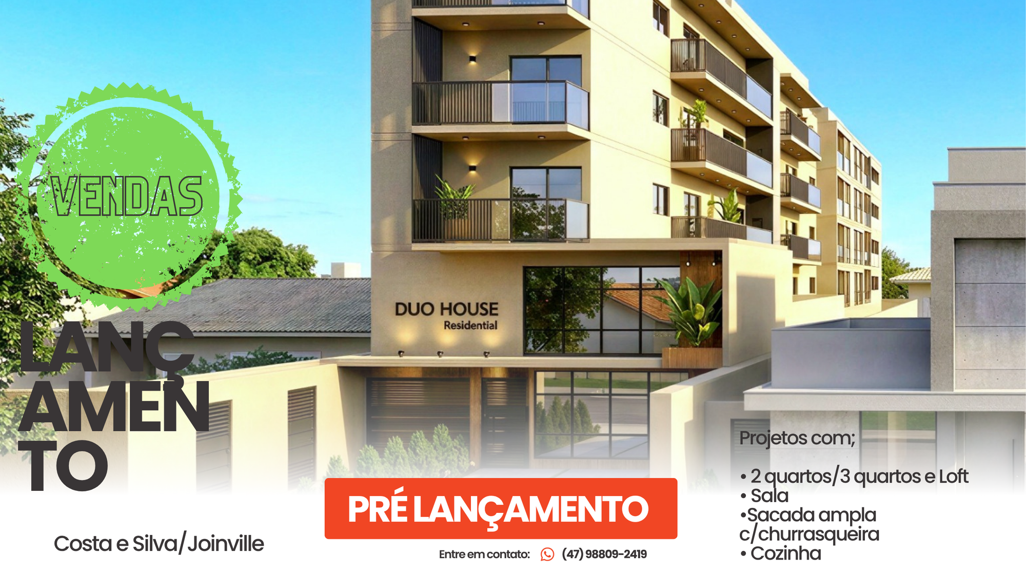 🏢 Residencial Duo House -COSTA E VILVA